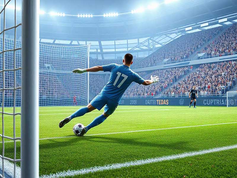 得来全不费工夫！英甲门将开大脚皮球击中自家后卫反弹入网！